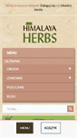 Mobile Screenshot of himalayaherbs.pl